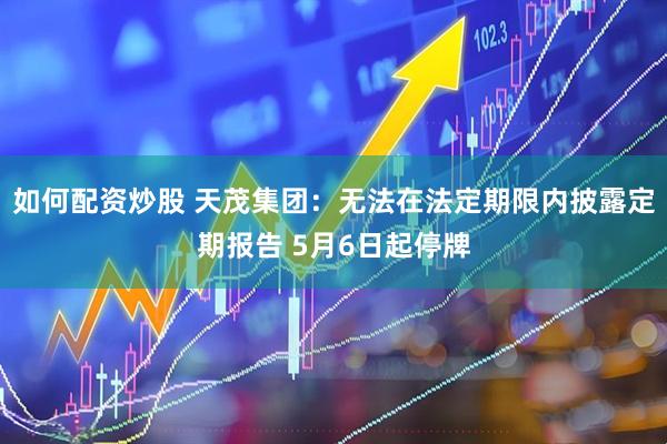如何配资炒股 天茂集团：无法在法定期限内披露定期报告 5月6日起停牌